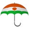 niger flag umbrella