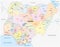 Nigeria administrative map