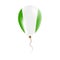 Nigeria balloon with flag.