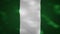 Nigeria dense flag fabric wavers, background loop