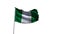 Nigeria Flag. Alpha channel included.