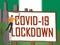 Nigeria lockdown against coronavirus covid-19 - 3d Illustration