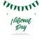 Nigeria National Day Vector Template Design Illustration