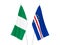 Nigeria and Republic of Cabo Verde flags