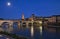 Nigh view of Verona, Italy