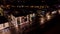 Night aerial photo shops and hotels on Hampton Beach New Hampshire USA