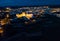 Night aerial view of castle of Estremoz