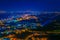 Night aerial view of San Marino...IMAGE