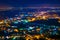 Night aerial view of San Marino...IMAGE