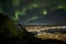 Night aurora in Tromso, Norway