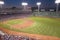 Night baseball at Fenway park