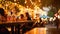 A Night of Bliss: Street Bar Revelry Under the Bokeh Lights