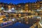 Night Boats Waterfront Reflection Inner Harbor Honfluer France