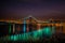 Night bridge on April 25 in Lisbon