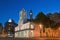 Night on Cabildo building at Buenos Aires