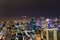 Night Cityscape , Bangkok in Thailand