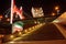 Night cityscape La Salve Bridge of Bilbao . Spain. Basque Country.