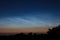 Night clouds or noctilucent
