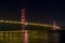 Night Crossing Golden Gate - San Francisco California