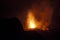 Night eruption, volcano Stromboli