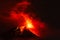 Night Explosion Of Tungurahua Volcano