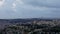 Night falls over Jerusalem city timelapse