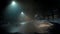 Night Foggy Mist Car Road 3 Hd