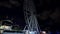 Night footage Skyviews Miami ferris wheel at Bayside Marketplace