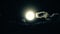 night full moon 4k