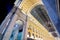 Night of Galleria Vittorio Emanuele II in Milan wide angle