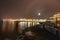 Night HDR long exposure photo of the coastline of Malta, Saint Pauls Bay