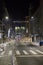 Night high traffic on Calea Victoriei avenue 