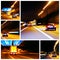 Night highway traffic impression pictures