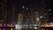 The night illumination of Dubai Marina
