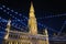 Night illumination of Grand Place