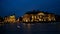 Night illumination of the streets of Krakow in the area of the Main Railway Station