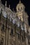 Night image of european Jaen Cathedral