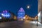 Night landscapes of old town in Colmar in winter