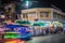 Night life at Khao San Road is a short street in Bangkok, Thailand.