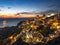 Night lights in Oia  Santrorini