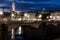 Night lights on the Ponte alle Grazie, Florence