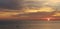 Night lights sunset water marina sea people alone Brighton palace pier flock of birds lonely at sea
