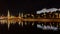 Night Moscow.  Moscow - river. Russian famous sites
