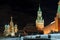 Night Moscow's view