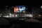 At night outside the stadium of Super Bowl LV at the Raymond James Stadium in Tampa, Florida January 21, 2021