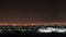 Night over jeddah city mountain time lapse loop