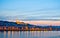 Night panorama of Buda