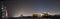 Night Panorama of Dubai Beach