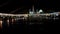 Night panorama of Naqsh-e Jahan square in Isfahan, Iran