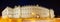 Night panorama of Royal Palace of Madrid